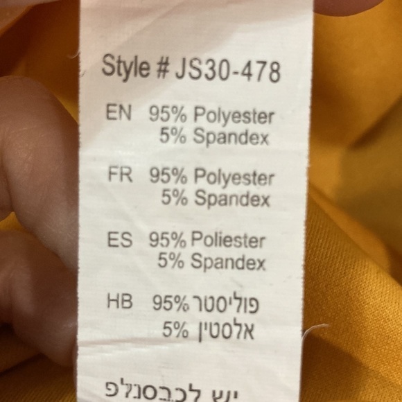 Revamped Mustard Yellow Cut-Out Dress Large - Picture 13 of 13